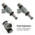 2019-2024 Kawasaki Z400 Z500 Z500SE 2PCS Fuel Injectors 49033-0047 Generic