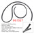 Rooflight Black Rubber Foam Seal 1.65m BG1327 For Heki Mini