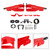 2024-2025 SCRAMBLER 400 X Motorcycle Protector Hand Guards Red Generic
