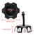 1987-2023 Yamaha Raptor TTR50E TTR50E Aluminum Gas Fuel Tank Cap with Vent Hose 2FJ-24610-00 Black Generic