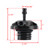 1996-up Touring and Softai Aluminum Gas Fuel Tank Cap with Vent Hose Black Generic