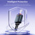 120W Super Fast Car Charger with Retractable Cable Ambient Light Smart Car Air Freshener Starry Sky Roof Car Charger