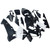 2005-2006 Honda CBR600RR Amotopart Fairings Black West Racing Customs Fairing