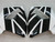 2005-2006 Honda CBR600RR Amotopart Fairings White & Black CBR Racing Customs Fairing