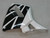 2005-2006 Honda CBR600RR Amotopart Fairings White & Black CBR Racing Customs Fairing