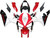 Fairings Honda CBR 600 RR Red White Black CBR Racing (2005-2006) Fairings Honda CBR 600 RR Red White Black CBR Racing (2005-2006)