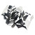 2005-2006 Honda CBR600RR Amotopart Fairings Matte Black & White Honda Racing Customs Fairing