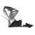 2005-2006 Honda CBR600RR Amotopart Fairings Black & Silver CBR Racing Customs Fairing