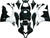 2007-2008 Honda CBR600RR Amotopart Fairings Black West Racing Customs Fairing