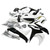 2007-2008 Honda CBR600RR Amotopart Fairings Black Playboy Racing Customs Fairing