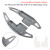 2024-2025 Mini U25 Countryman (JCW) Steering Wheel Paddle Shifter Grey Generic