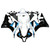 2007-2008 Honda CBR600RR Amotopart Fairings Black White Blue Coin RR Racing Customs Fairing