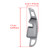 2024-up BMW 5 Series 530i 530e 540i i5 (G60/G68) Steering Wheel Paddle Shifter Grey Generic