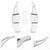 2012-2018 Hyundai 1st Gen Veloster Steering Wheel Paddle Shifter Silver Generic