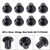 2007-2021 Jeep Wrangler JK 8Pcs Door Hinge Nut Bolt 6511744AA Generic