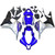 2007-2008 Honda CBR600RR Amotopart Fairings Blue Silver Black CBR Racing Customs Fairing