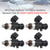 1998-2023 Renault Clio 4Pcs Fuel Injector 0280158046 8200292590 Generic