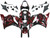 Fairings Honda CBR 600 RR Black & Red Flame Racing (2009-2012) Fairings Honda CBR 600 RR Black & Red Flame Racing (2009-2012)