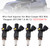 2007-2019 Peugeot 207 308 3008 5008 508 208 4Pcs Fuel Injector 13537528176 Generic