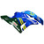 Amotopart Fairings Honda CBR 600 RR Blue & Green Movistar Racing (2009-2012) Amotopart Fairings Honda CBR 600 RR Blue & Green Movistar Racing (2009-2012)