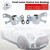 2015-2024 Mini Cooper Clubman F54 Countryman F60/R60 2x Front Lower Control Arm Bushing 31126882843 31126882844 Generic