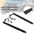 2014-2019 BMW X6 F16 F86 2* Rear Tailgate Lift Support 51247434043 51247434044 Black Generic