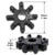 2007-2014 Hyundai I30 Sonata Elantra Santa Azera Veloster 2x Flexible Steering Column Coupler 563152K000FFF Generic