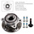 2004-2006 Volkswagen Phaeton Left or Right Wheel Hub Bearing Assembly 4D0407613E Generic