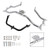 2009-2023 Touring Road King Street Glide Electra Glide Engine Guard Crash Bar&Fairing Bracket Kit Chrome Generic