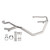 2025 HODNA X-ADV 750 Upper Engine Guard Frame Crash Bar Steel Silver Generic