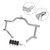 2009-2023 Harley CVO Street Glide Engine Guard Crash Bar&Fairing Bracket Kit Chrome Generic