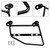 2025 Honda Cm500 Cm300 Cm250 Left Luggage Rack Side Saddle Bag Mount Bracket Black Generic