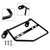 2025 Honda Cmx500 Cmx300 Cmx250 Left Luggage Rack Side Saddle Bag Mount Bracket Black Generic