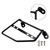 2025 Honda Cm500 Cm300 Cm250 Right Luggage Rack Side Saddle Bag Mount Bracket Black Generic