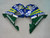 Fairings Honda CBR 600 F4i  Blue & Green Movistar Racing (2004-2007)