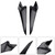 2008-2010 Suzuki GSX-R 600/750 Tank Side Panel Cover Fairing Black Generic