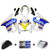 2004-2007 Honda CBR 600 F4i Amotopart Fairings White Rothmans Honda Racing Customs Fairing