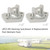 2PCS RV Awning Sunchaser II Replacement Part Bottom Foot