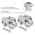2PCS Alminum RV Rafter Claw Satin Hardware For Dometic SUNCHASER II Awning