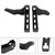 1987-2006 yamaha Banshee 350 models Left+Right Foot Pegs Kit Footrest Pegs Set Black Generic