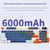 98-Key 2.4G Wireless Bluetooth Three-Mode Mechanical Keyboard DIY Customized RGB Black
