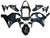Fairings Honda CBR 954 RR Black & Blue Flame Racing (2002-2003)