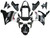 Fairings Honda CBR 954 RR Black West Racing (2002-2003)