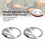 2014-2022 Harley Touring Ultra Flame Speaker Grills Accent Trim Cover Chrome Generic