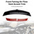 2015-2016 Harley Davidson FLTRUSE CVO Road Glide Ultra Front Fairing Air Flow Vent Accent Trim Black Generic