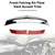 2015-2019 Harley Road Glides Front Fairing Air Flow Vent Accent Trim Chrome Generic