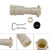 ThermoBlock Inlet Connector & Seal & Spacer & Fork D8mm Kit Of Water Heating Element Fit For Philips Coffee Machine