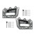 2005-2011 Jeep Grand Cherokee 4pcs Front Rear LH&RH Inside Inner Door Handle Chrome Generic