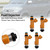 Suzuki APV Suzuki Futura 1500cc SL415 Euro II 4Pcs Fuel Injector 15710-61J00 Generic