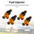 4Pcs Fuel Injector For Peugeot 205 405 Opel Vectra Citroën BX Volvo 0280150762